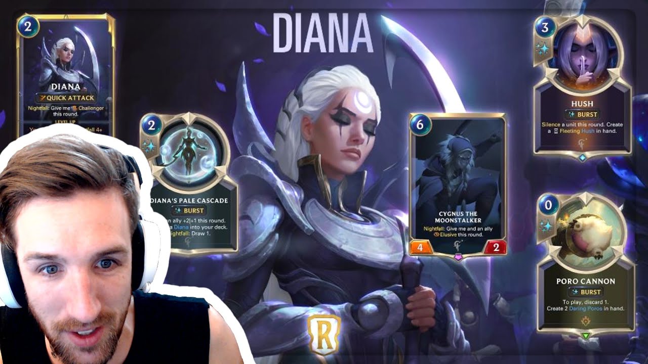 DIANA CARD REVEAL!! Legends of Runeterra New Champion!