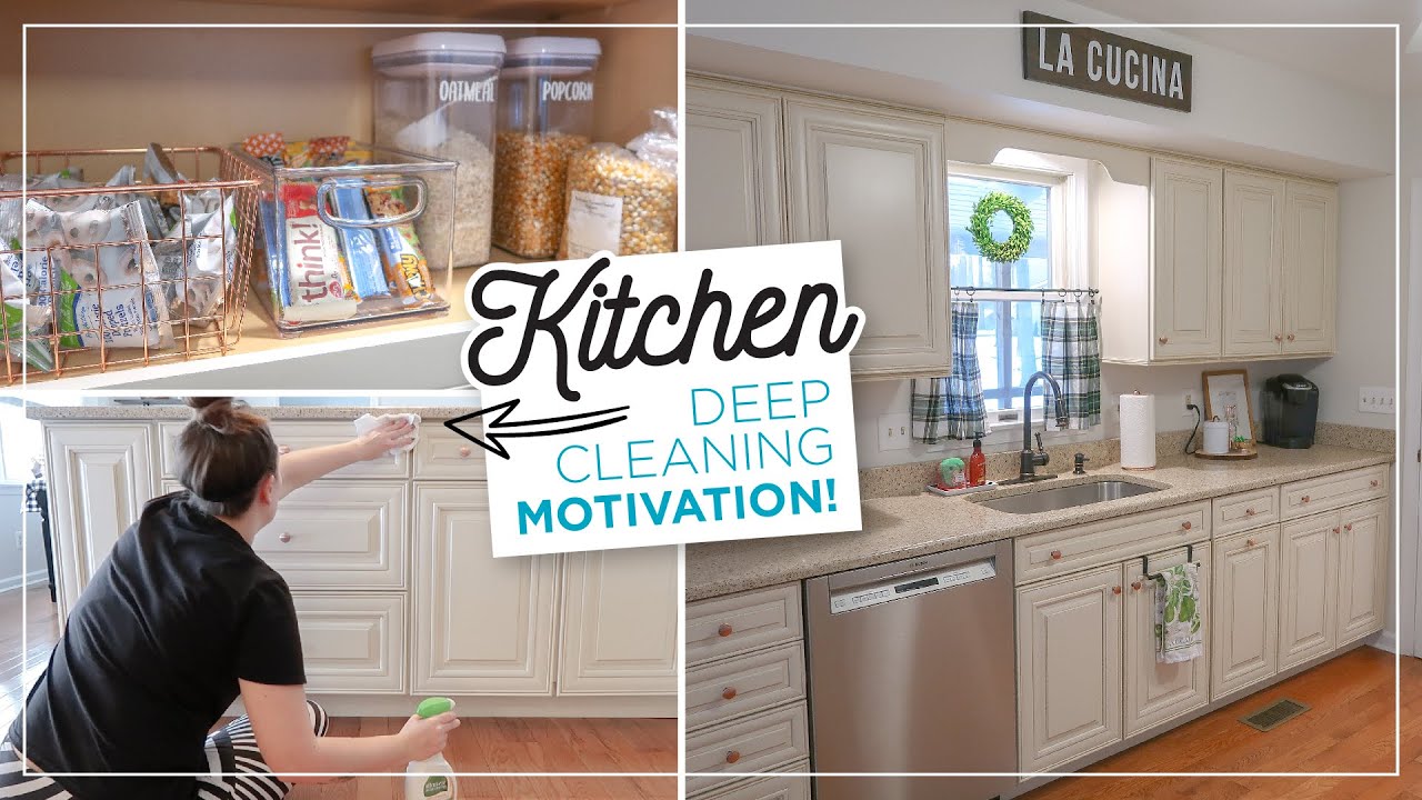 EXTREME KITCHEN DEEP CLEANING MOTIVATION | Kitchen Clean with Me ...
