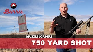 750 yard Long-Range Muzzleloader Shot with Burris Eliminator!!!