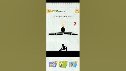 Draw 2 save stickman puzzle level 44
