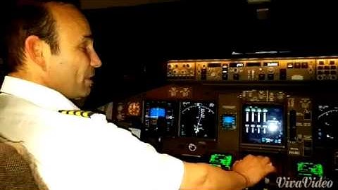 Boeing 747 400 cockpit Not an action movie