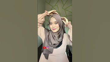 Tutorial Pashmina Silk Simple untuk Lebaran #short