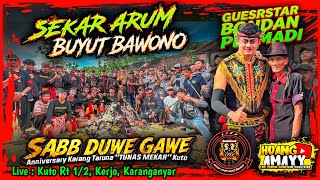 SPESIAL ARTIST BONDAN PERMADI‼️ SABB FEAT ALINDRA MUSIK || KUTO, KERJO, KARANGANYAR 