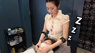 ASMR Massage Routine for Deep Sleep at a Vietnamese Barbershop