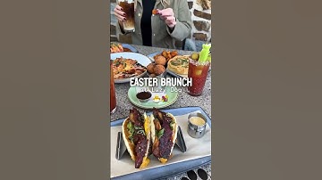 Join us for Easter weekend 🥞🥂​Hop to it — reserve your table now! #lazydogrestaurant #eats #foodie