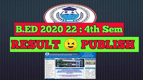 B.ED 2020 22 : 4TH SEM RESULT / WBUTTEPA NEW NOTICE PUBLISHED