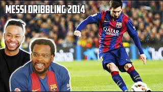 Americans React Lionel Messi ● Crazy Dribbling Skills ● 2014/2015