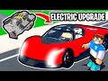 I stuck a modded electric engine in this porsche mission x in cdt roblox fyp