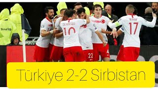 Sırbistan 2-2  Türkiye  HD Geniş Maç Özeti 15.10.2020
