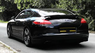 Porsche Panamera 4.8 GTS Launches Launch Control PDK Sports Exhaust V8 Sound