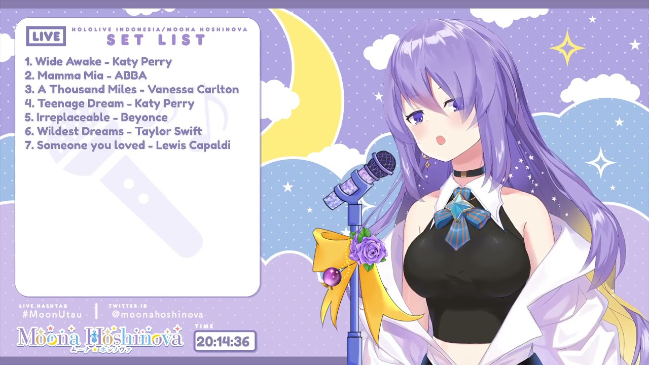 Moona Hoshinova sings Someone You Loved