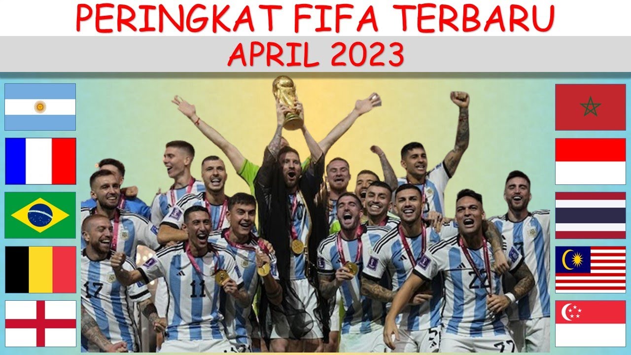 Peringkat FIFA Terbaru April 2023 │ FIFA Men’s Ranking │ FIFA RANK