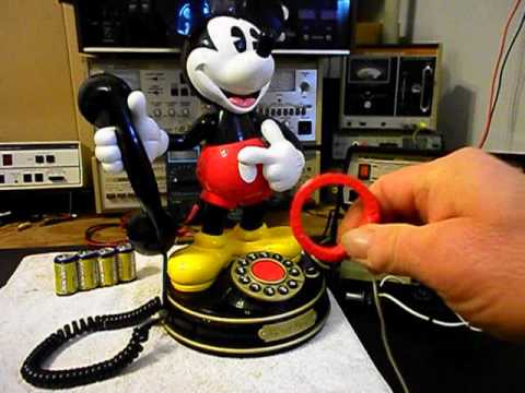 Mickey Mouse Animated Telephone Repair Www A1 Telephone Com 618