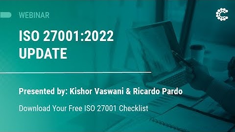 Webinar: ISO 27001:2022 Update | ControlCase