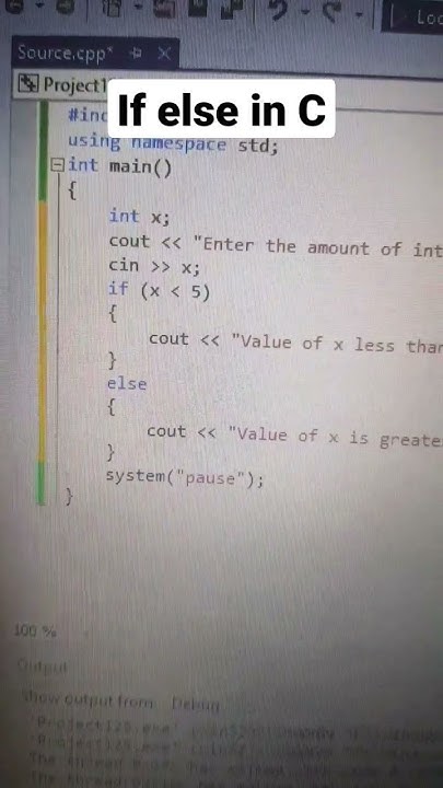 if else statement in C language - YouTube