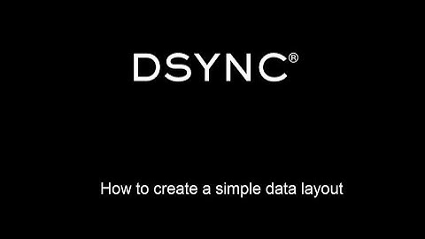 How to set up a data layout for cloud integration