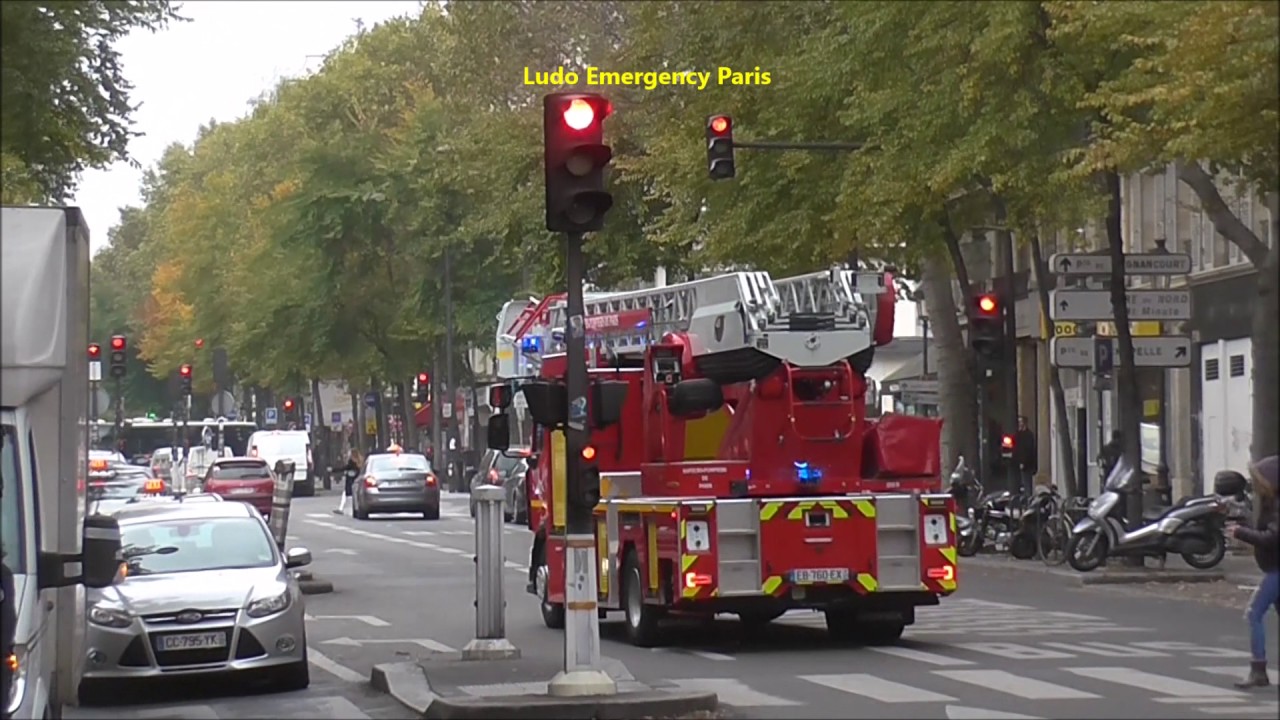 Pompiers de Paris En Urgence ( Nouvelle Echelle avec Nacelle ) Paris