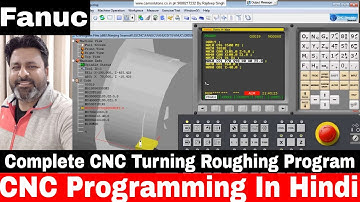 CNC PROGRAMMING |TURNING|ROUGHING SWAN SOFT FANUC 0it | CAM SOLUTIONS