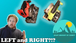 I made a bad Purchase  Left vs Right blade mounted Circular saw