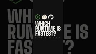 Which JavaScript runtime is fastest Node vs Bun vs Deno