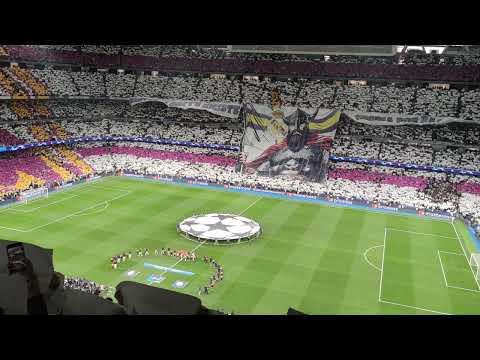 Real Madrid vs Man City 2024 Champions League Intro Santiago Bernabéu