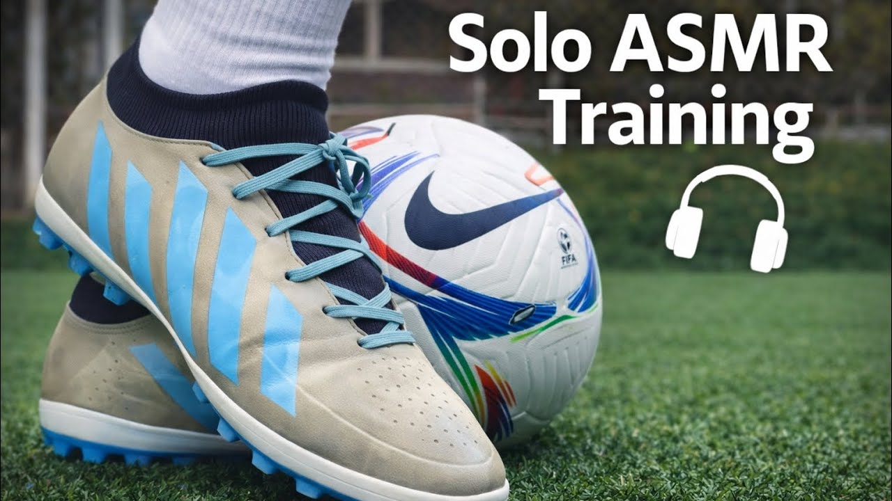 C8 Solo\due football training-ASMR Adidas ⚽