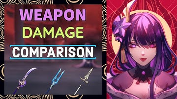 C6 Raiden Engulfing Lightning (R1) vs The Catch (R5) vs Favonius Lance (R5)