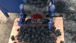 Model 290 wood biomass coconut shell charcoal coal dust powder ball briquette making machine