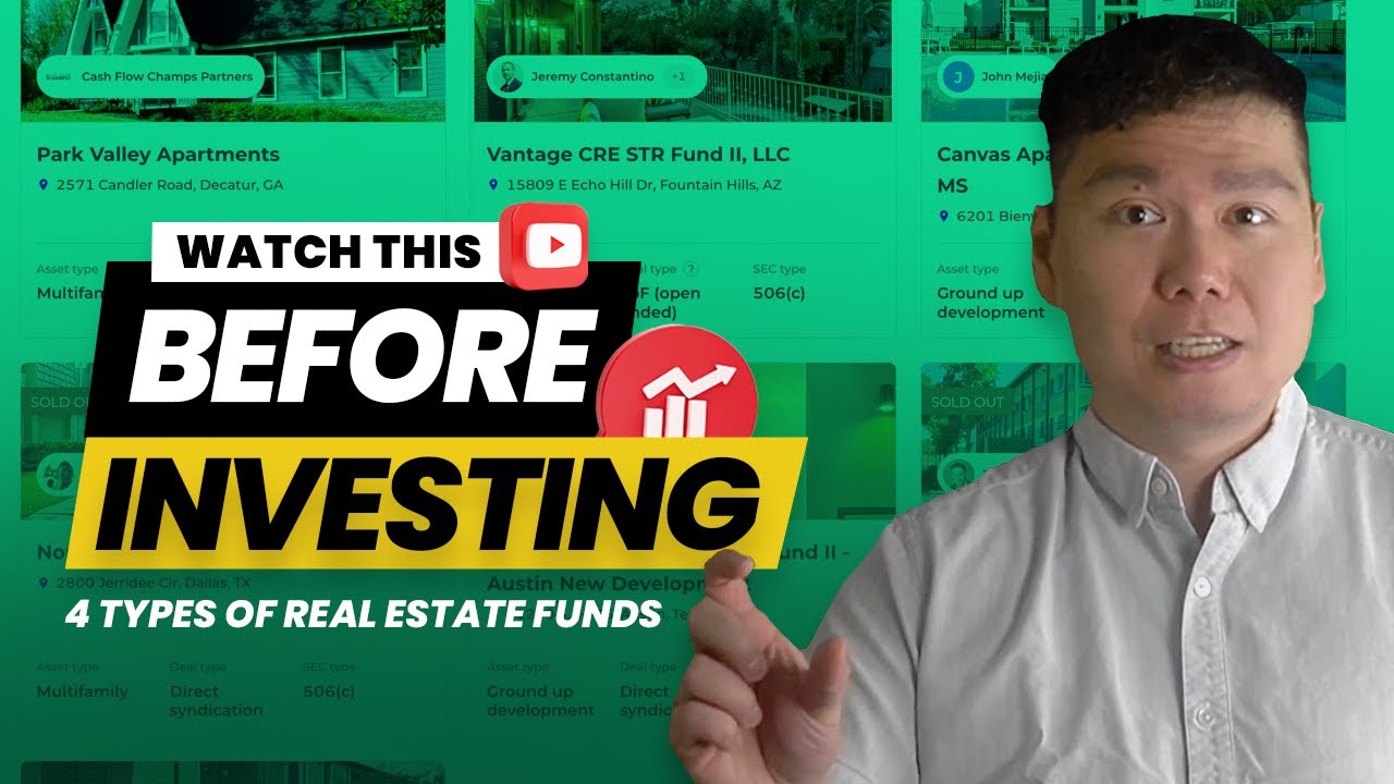 4 types of real estate funds (watch before you invest!) YouTube