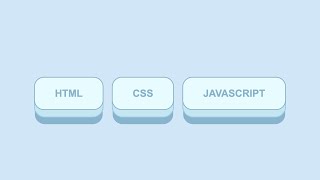 3D Push Button Hover Effect in HTML and CSS