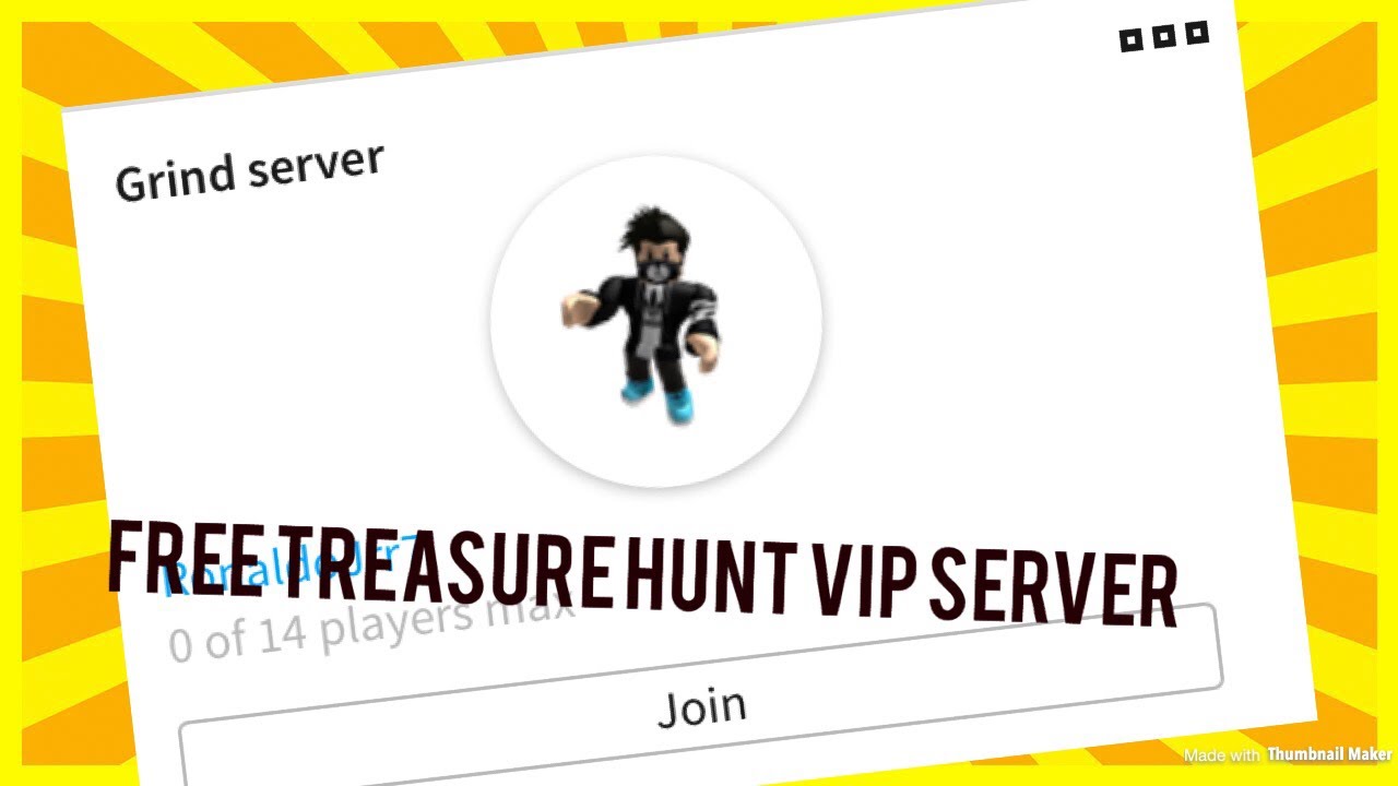 FREE TREASURE HUNT VIP SERVER - YouTube