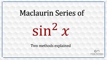 Maclaurin series of sin^2x