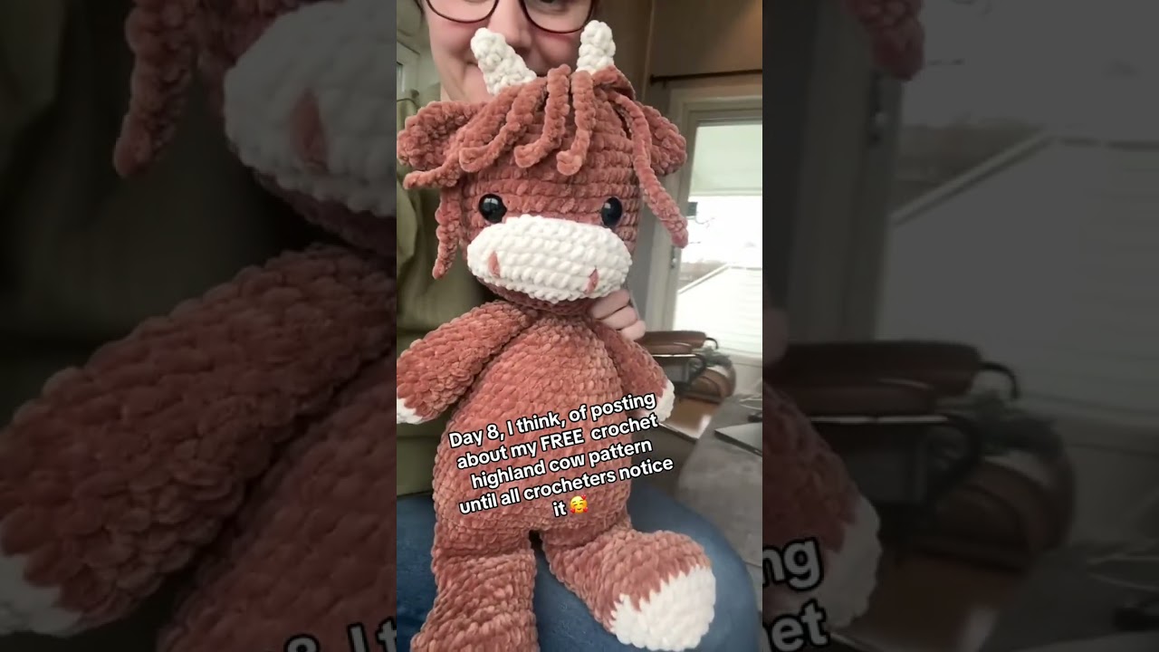 Мой узор крючком для вязания горной коровы