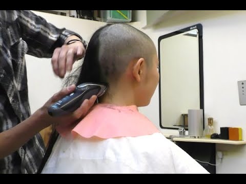 Hair Angel Vol 92 SAMPLE(woman headshave) - YouTube