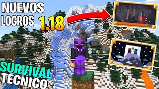 Minecraft Bedrock Técnico Completo Todos los Logros de la 1.18!