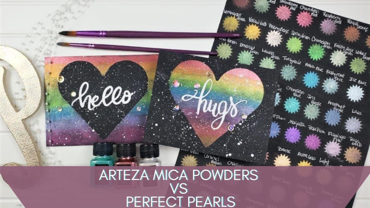 How to use mica powder - Arteza mica powders product review 