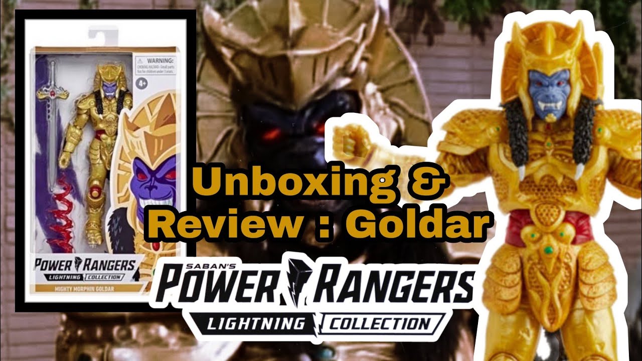 Unboxing & review : Goldar MMPR Power Rangers super Sentai Lightning ...