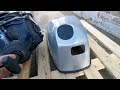 Starting a propane outboard, without actually starting it! Walk-around. Orca 6hp.
