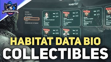 How To Get All 7 Habitat Collectible Data Bios Callisto Protocol