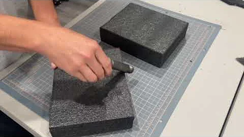 Beveling the edge of Kaizen Foam