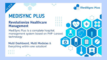 Medisync Plus Hospital Management System Overview | PHP-Laravel Demo