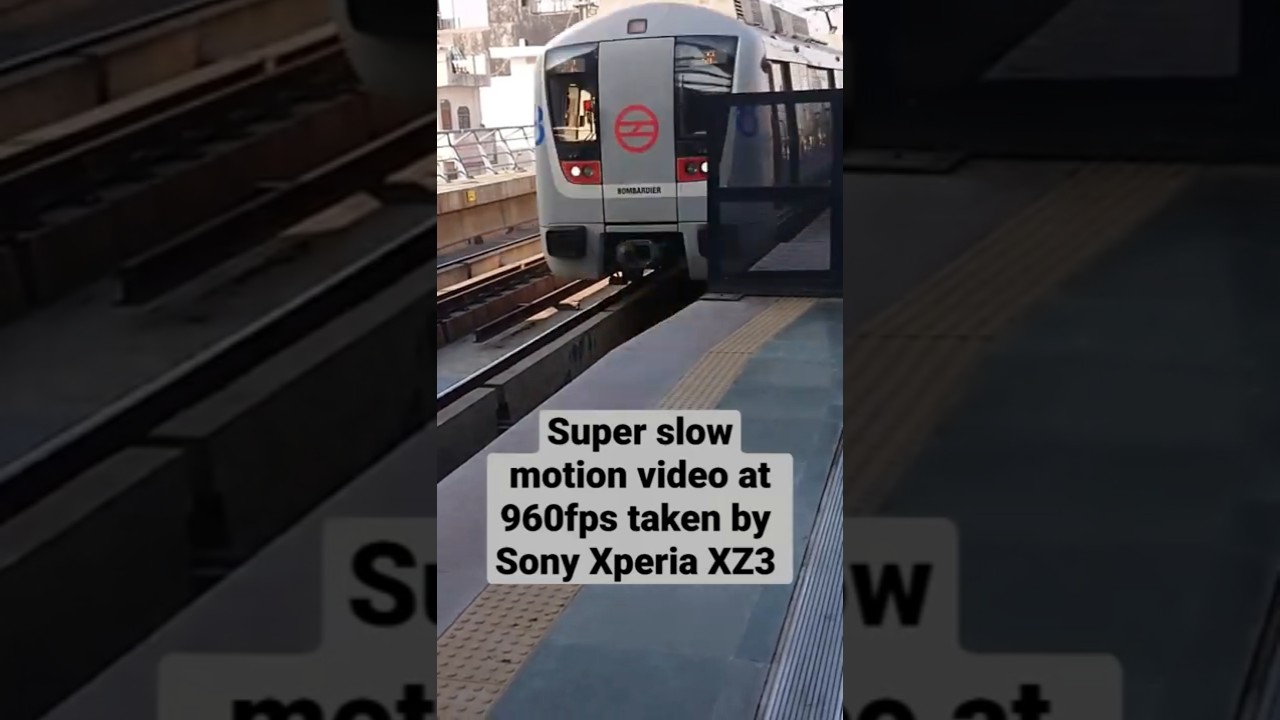 Sony XZ3 Slow Motion recording sample