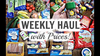 WEEKLY GROCERY HAUL + MEAL PLAN & PRICES!!!! 