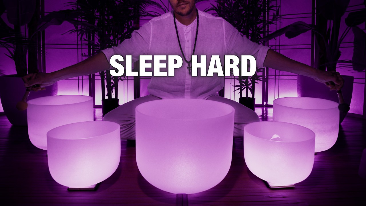 **SLEEP LIKE A ROCK** - Crystal Bowl Sound Bath - YouTube