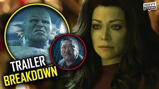 SHE HULK Trailer Breakdown | Easter Eggs, Hidden Details, Abomination, Frog Man \& Things You Missed