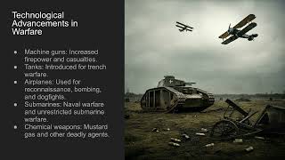 World Wars I & II - Slideshow Digital Audio Presentation