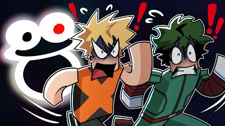 MHA Voice Actors Escape Roblox FNAF Basement Hunt...