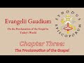 Evangelii Gaudium - Chapter 3 The Proclamation of the Gospel