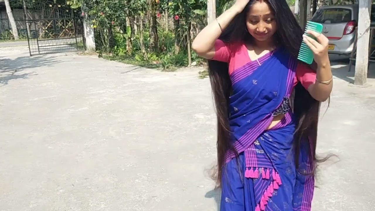 long hair play🥰🥰🥰