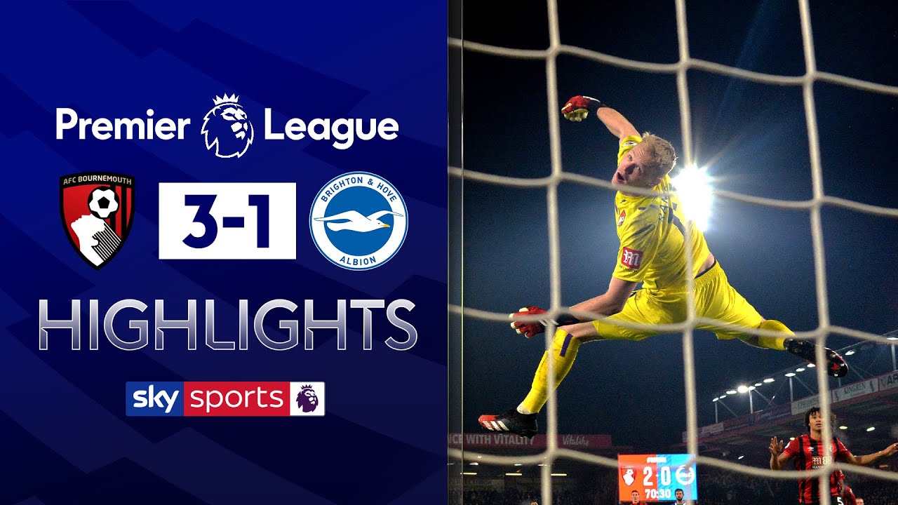 Ramsdale stars in key win for Howe! | Bournemouth 3-1 Brighton | Premier League Highlights